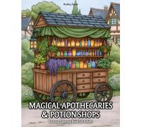 Magical Apothecaries & Potion Shops: Fantasy Coloring Book for Adults with Enchanted Potion Stores, Herbal Shelves, Mystical Bottles, Cozy Brewing Rooms, and Magical Apothecary Scenes