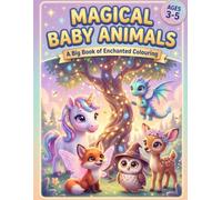 Magical Baby Animals: A Big Book of Enchanted Colouring