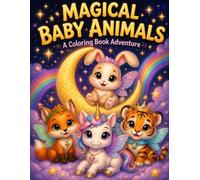 Magical Baby Animals: A Coloring Book Adventure