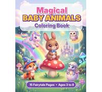 Magical Baby Animals Coloring Book