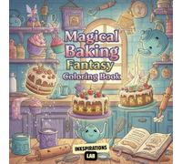 Magical Baking Fantasy Coloring Book: An Adult Coloring Pages of Enchanted Recipes, Whimsical Kitchens, and Sweet Treats for Witches, Gnomes, and Fairies.