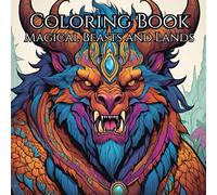Magical Beasts and Lands Adult Coloring Book: Experience Whimsical Mindfulness Through Fantasy: Let Your Imagination Soar from Wizards to Dragons, ... a Sanctuary for Mindfulness and Relaxation.