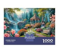 Magical Cabin Puzzle Da 1000 Pezzi Per Adulti E Bambini Da 14 Anni E Più Fantasy Flower Field Cottage Multicolore Immagine Dipinta Divertimento Regalo Bambino 70x50cm/1000pcs