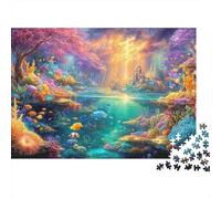 Magical Castle by A Radiant River Puzzle Da 1000 Pezzi Underwater World Educativo E Sfidante, Regalo Per Tutti 38x26cm/1000pcs