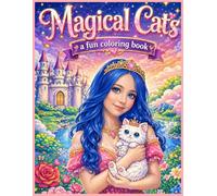 Magical Cats: A Fan Coloring Book