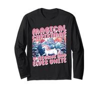 Magical Christmas Mystical Creatures Lover Maglia a Manica