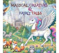 Magical Creature & fairly tales : A Coloring Book