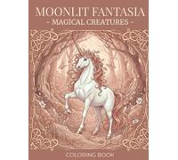 Magical Creatures Coloring Book: Moonlit Fantasia Series