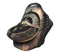 Magical Design - Coprisedia per passeggino con stampa completa, con bussola, con rune norrene, appositamente progettato per il tuo bambino