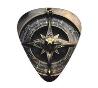 Magical Design - Plettri per chitarra con rune norrene, 12 pezzi, materiale ABS, bordi lisci, sensazione confortevole, 3 spessori opzionali