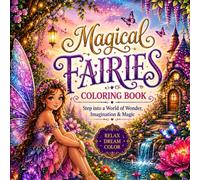 Magical Fairies Coloring Book: A Whimsical Journey Through Enchanted Worlds: Relax, Dream & Color Your Magical Fairy World