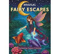 Magical Fairy Escapes: Fantasy Coloring Book For Adults | 55 Intricate Designs Featuring Enchanted Woods, Mythical Creatures to Promote Stress Relief, Mindfulness
