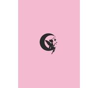 Magical Fairy Notebook - Perfect for School, Journaling, and Creative Writing - 90 Pages, B5 Size, Pink Moon Design