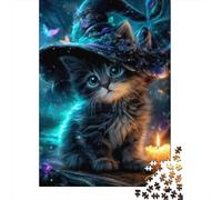 Magical Fantasy Kitten Puzzle Impossible 1000 Pezzi Decorazione Per La Casa. Giochi Rilassamento E Intelligence Per Adulti E Ragazzi Da 14 Anni 52x38cm/1000pcs