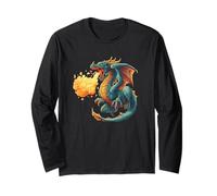 Magical Flames Dragon Costume per Ragazzi e Ragazze Maglia a Manica