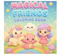 Magical Friends Coloring Book for Kids | Unicorns, Fairies & Baby Dragons | Fun Coloring Pages for Girls & Boys Ages 4-7: A magical adventure filled ... designs - perfect for little artists