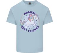 Magical Friends Una Ragazza Che Cavalca Un Unicorno Maglietta Bambini