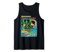 Magical Garden 420 Sarcastic Retro Vintage Funny Adult Humor Canotta