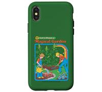 Magical Garden 420 Sarcastic Retro Vintage Funny Adult Humor Custodia per iPhone X/XS