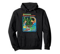 Magical Garden 420 Sarcastic Retro Vintage Funny Adult Humor Felpa con Cappuccio
