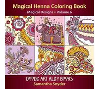 Magical Henna Coloring Book: Magical Designs: Volume 6 - NUOVO