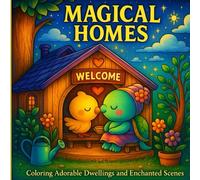 MAGICAL HOMES: Coloring Adorable Dwellings and Enchanted Scenes
