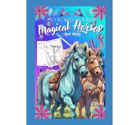 Magical horses coloring book and diary
