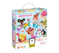 Magical Jumbo Floor Puzzle Mermaids - Includes 60 Large Jigsaw Pieces with a Big