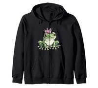 Magical Kingdom - Costume da rana con corona, per bambini e bambine Felpa con Cappuccio