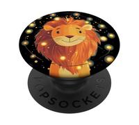 Magical Lights Costume con Leone per gli amanti delle luci delle fate PopSockets PopGrip Adesivo