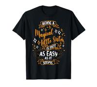 Magical Little Sister - Funny Best Little Sister Girls Women Maglietta