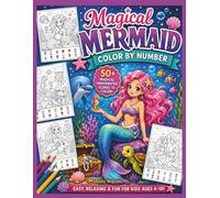 Magical Mermaid Color By Number