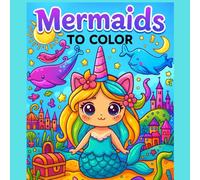Magical Mermaid Coloring Book for Kids: Coloring Book for Kids