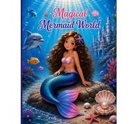 Magical mermaid world: coloring book