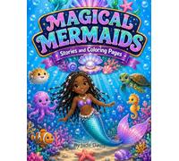 Magical Mermaids Stories and Coloring Book: A Confidence and Life Lesson Workbook for Girls Ages 5-9