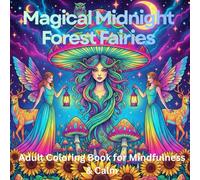 Magical Midnight Forest Fairies: 75 Stress-Relieving Adult Coloring Book for Mindfulness & Calm: Enchanting Moonlit Fairies & Mystical Forest Scenes for Anxiety Relief, Relaxation & Inner Peace
