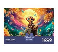 Magical MonkeysSuperior 1000-Piece Jigsaw Puzzles for Adults Delivering A Series of Challenging Educational Games - Positioned As The Ideal Educational Gift Jigsaw Puzzles for Adults And Kids Age 12