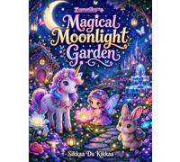 Magical Moonlight Garden: A Whimsical Fantasy Coloring Adventure for Kids Ages 6+