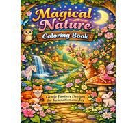 Magical Nature Coloring Book: Gentle Fantasy Designs for Relaxation and Joy
