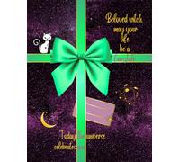 Magical Notebook for Witches, Wiccan, Women: Birthday gift for Spiritual People | Celestial Purple Galaxy Cover | Journal for Spells, Rituals | Large size