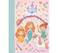 Magical & Playful Princess world | Coloring, Tracing & Fun | easy and fun coloring book for kids Ages 3-8 who love princesses, mermaids, Fairies | ... | Ausmalen, Nachzeichnen & Spaß