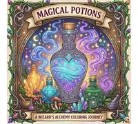 Magical Potions Coloring Book: 50 Mystical Potion Bottles, Alchemy Elixirs, and Enchanted Brews for Relaxing Fantasy Coloring