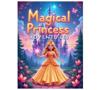 Magical Princess Adventures Coloring Book for Kids | 58 Fun and Enchanting Coloring Pages with Princesses, Castles, Unicorns & Fairytale Scenes | Perfect Gift for Girls Ages 4-8