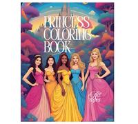 Magical princess coloring book for all boys and girls