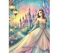 Magical Princess Dot Grid Notebook: 110 Pages for Journaling, Doodling, and Creative Writing - Perfect for Girls & Princess Lovers! Creative diary for ... writing journal for girl, Girly Birthday Gift