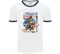 Magical Ramen Noodles Witch Halloween Uomo Ringer T-Shirt