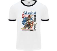 Magical Ramen Noodles Witch Halloween Uomo Ringer T-Shirt