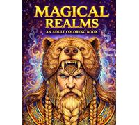 Magical Realms: An Intricate Adult Coloring Book Featuring Epic Fantasy Warriors, Mythical Creatures, Dark Fantasy Worlds, and Highly Detailed Designs for Relaxation, Stress Relief, and Creativity