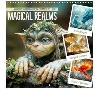 Magical realms - Where imagination comes to life (Wall Calendar 2027 12 × 12 Inc