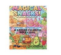 Magical Snacks: A Kawaii Coloring Adventure